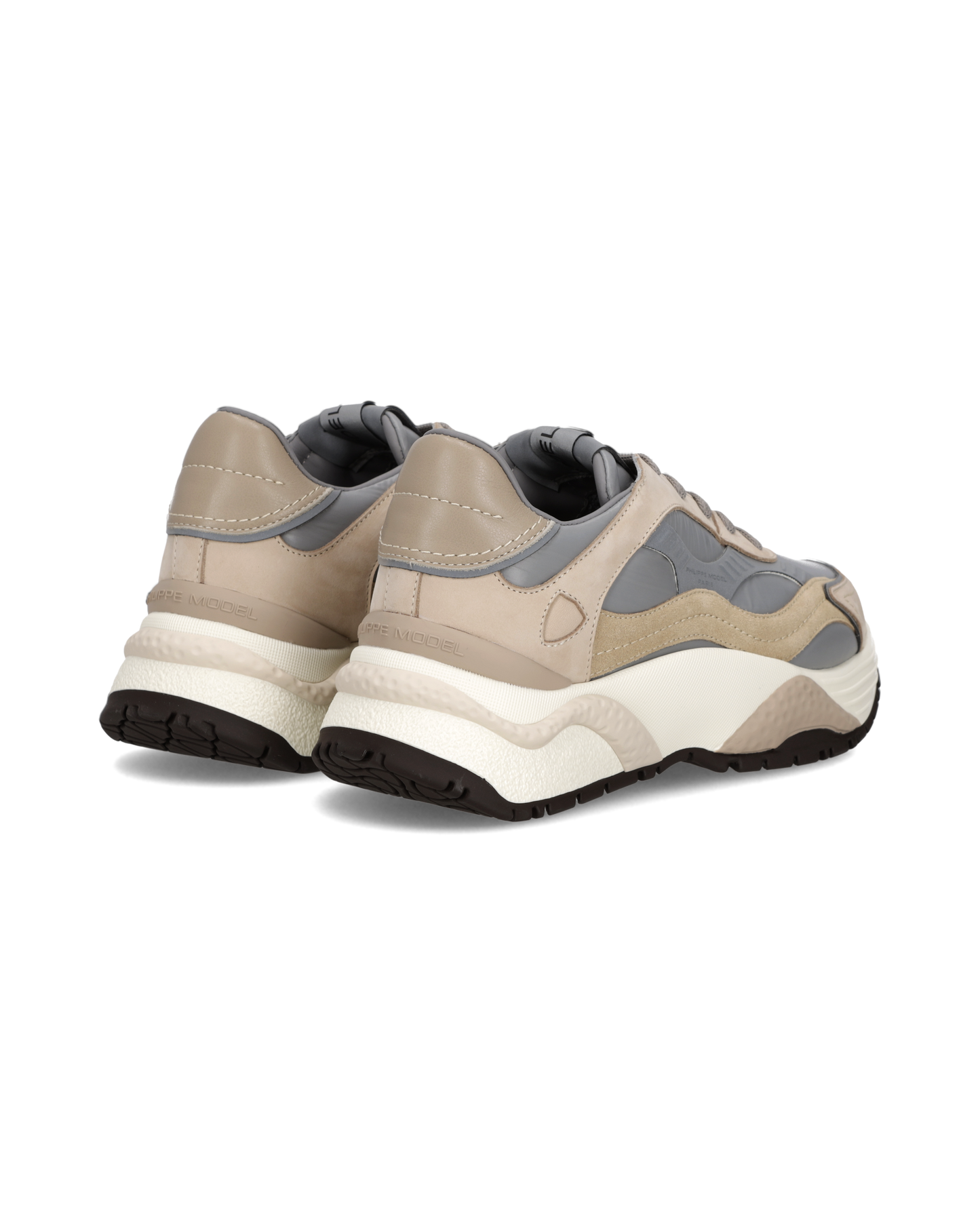 Sneakers Odeon Donna, Beige Grigio