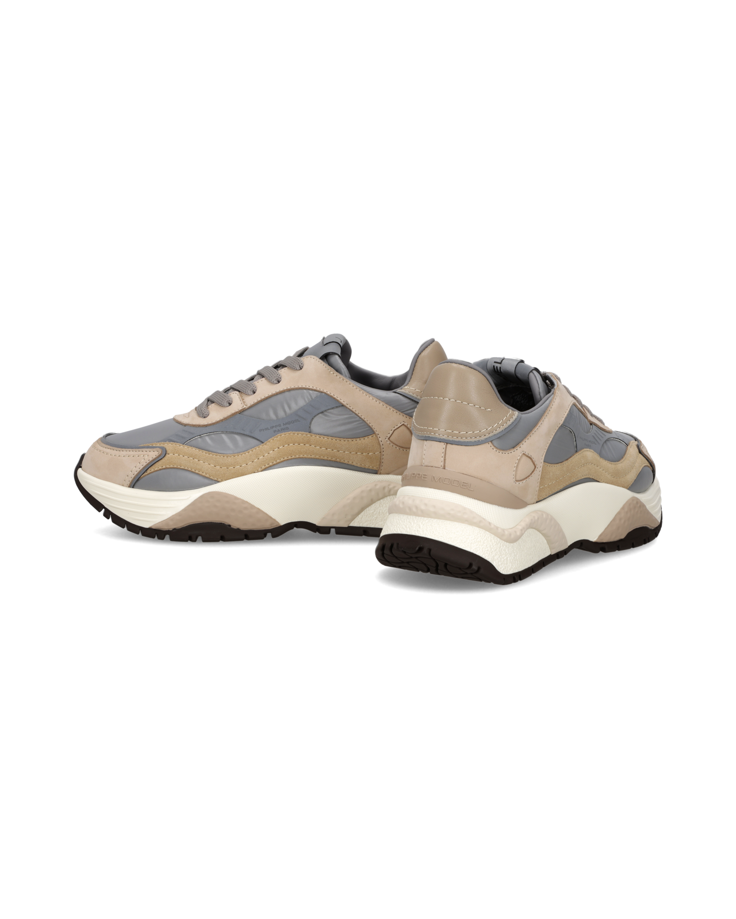 Sneakers Odeon Donna, Beige Grigio