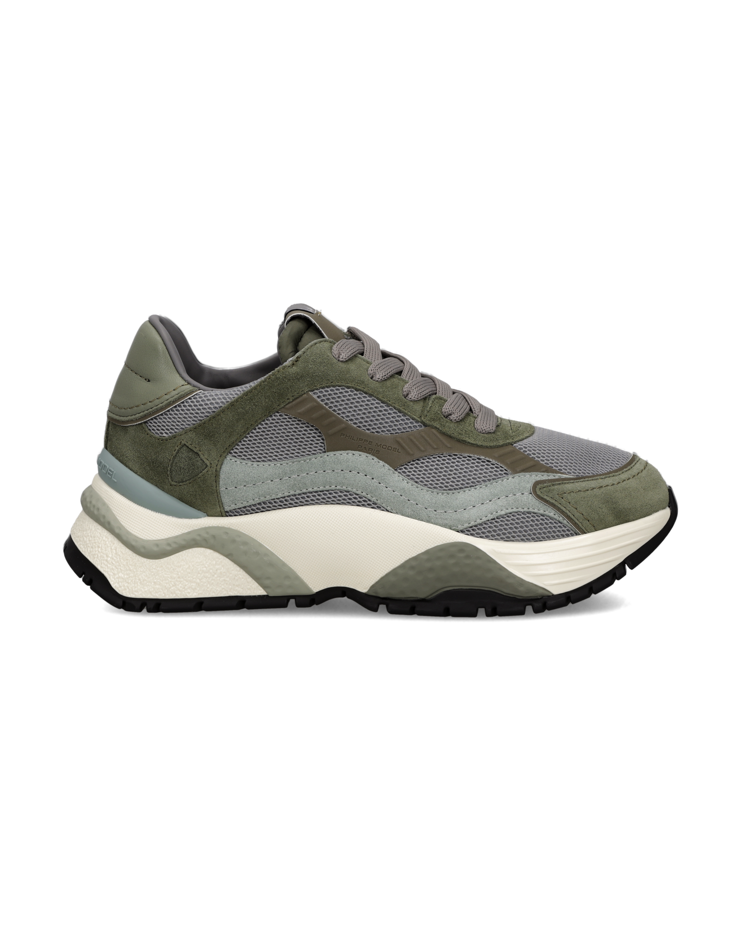 Sneakers Odeon Donna, Verde Grigio
