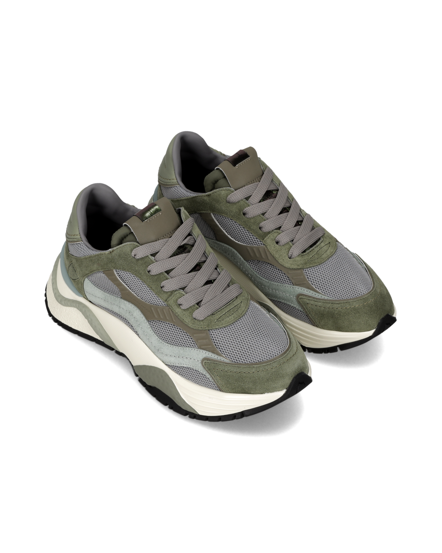 Sneakers Odeon Donna, Verde Grigio