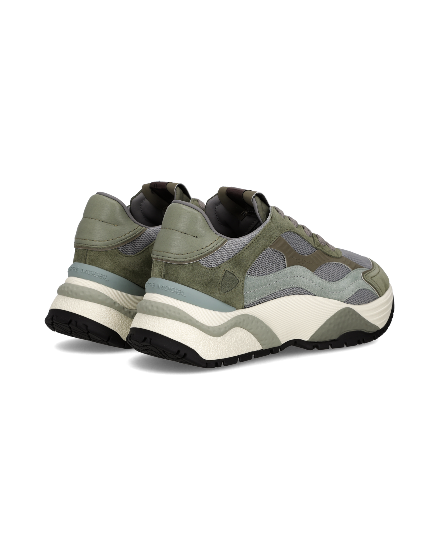 Sneakers Odeon Donna, Verde Grigio