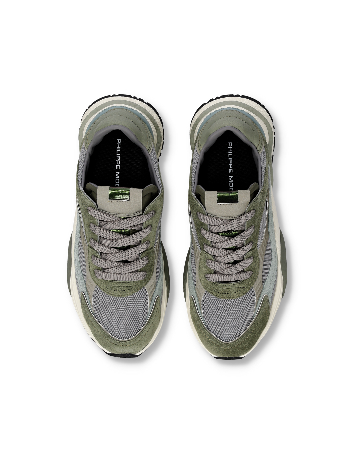 Sneakers Odeon Donna, Verde Grigio