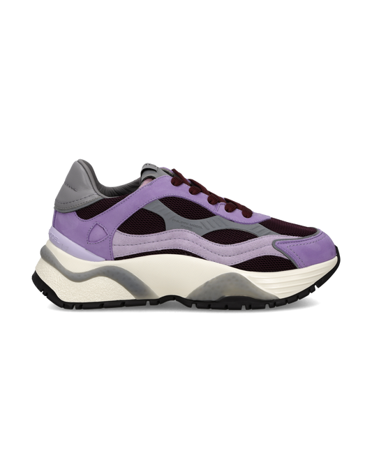 Sneakers Odeon Tennis Women, Lavender Burgundy