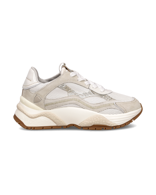 Sneakers Odeon Tennis Donna, Bianco Burro