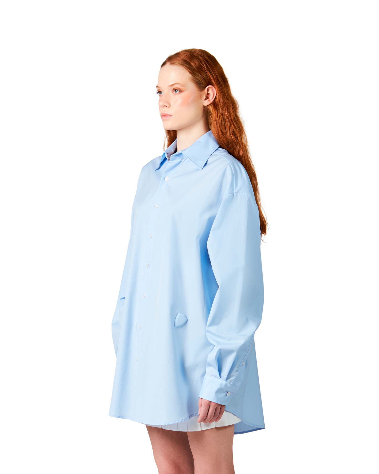 Camicia Oversize Azzurra da Donna 