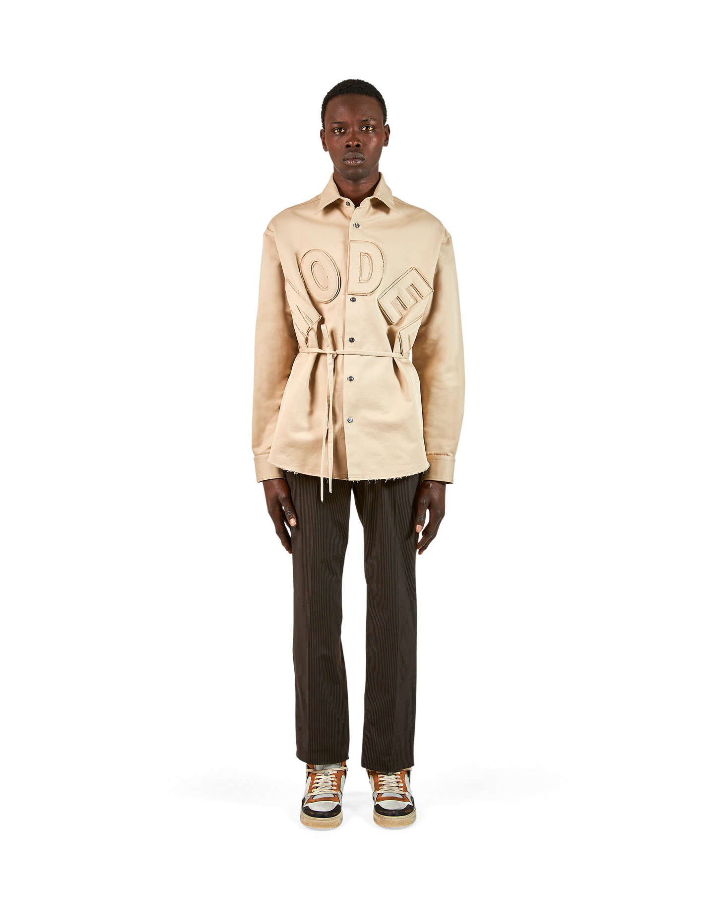 Over Shirt Beige da Uomo 