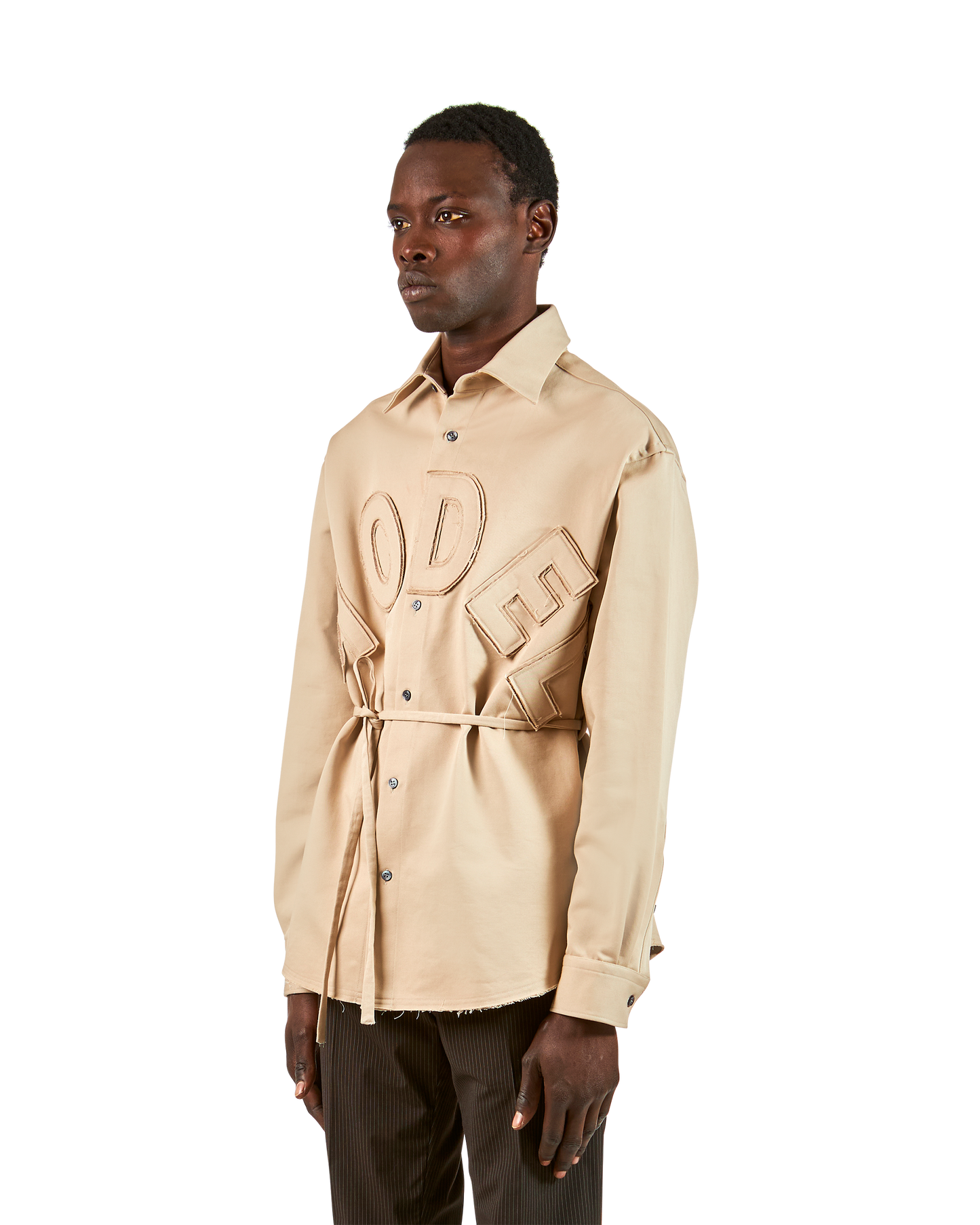 Over Shirt Beige da Uomo 