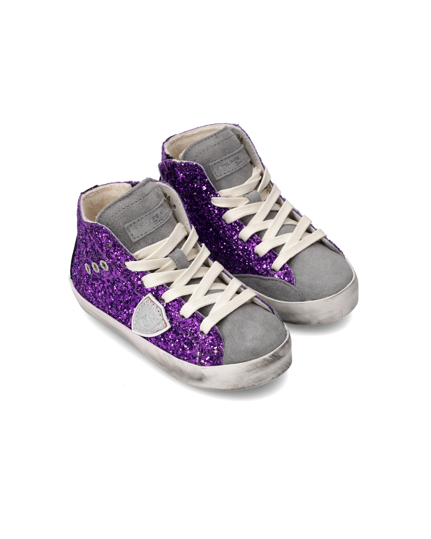 Sneakers Prsx Baby, Viola e Grigio