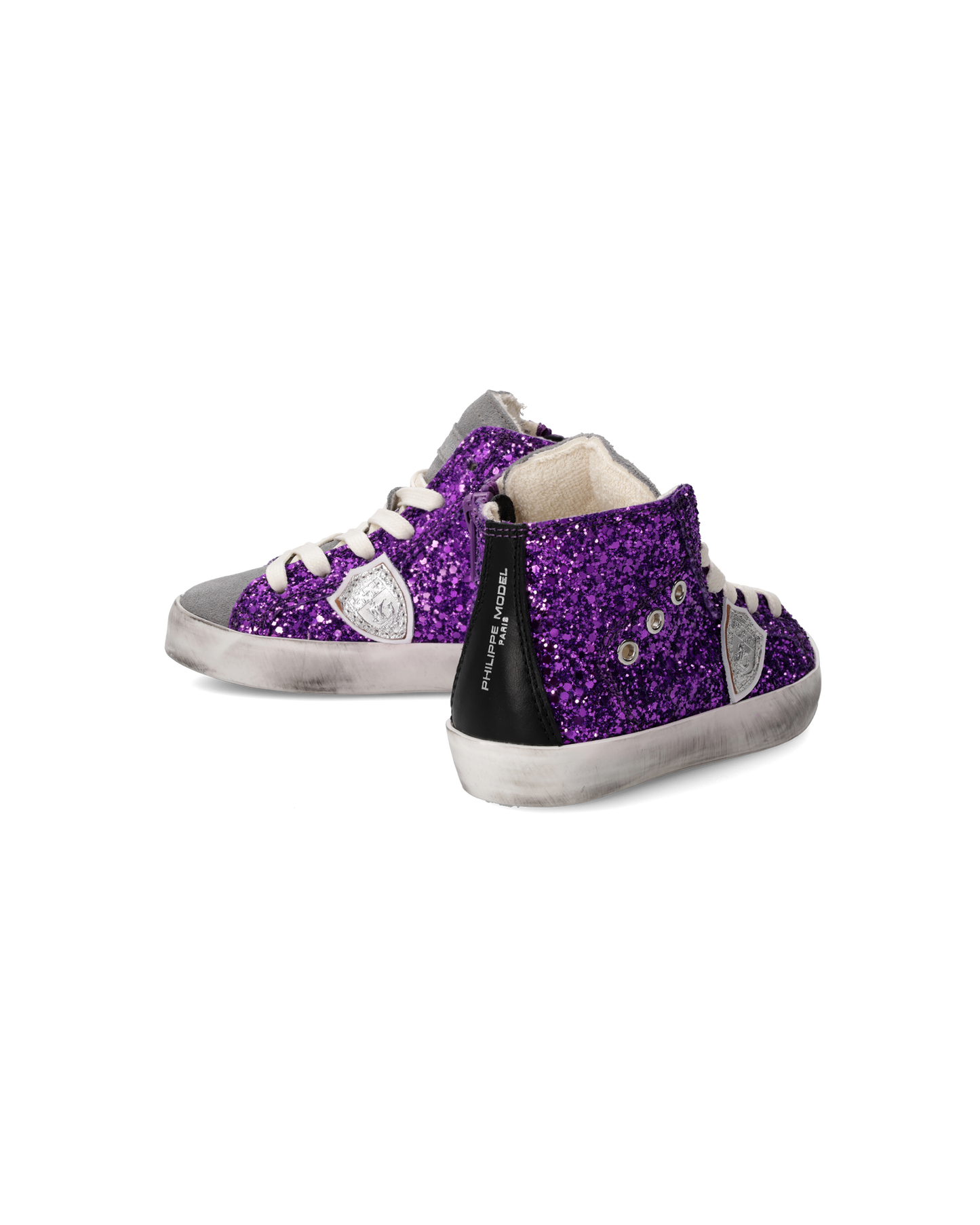 Sneakers Prsx Baby, Viola e Grigio