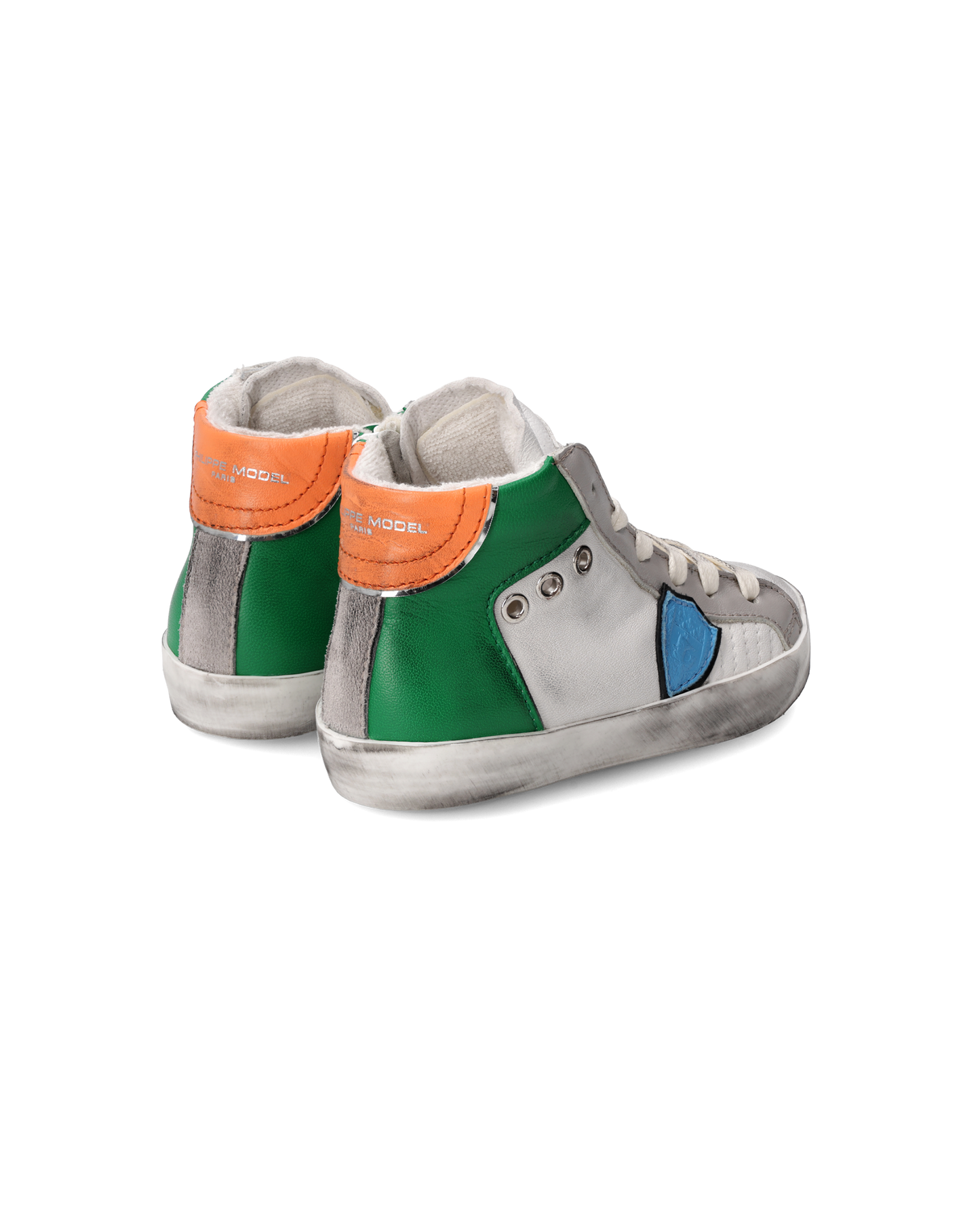 Sneakers Prsx Baby, Bianco, Verde e Arancione