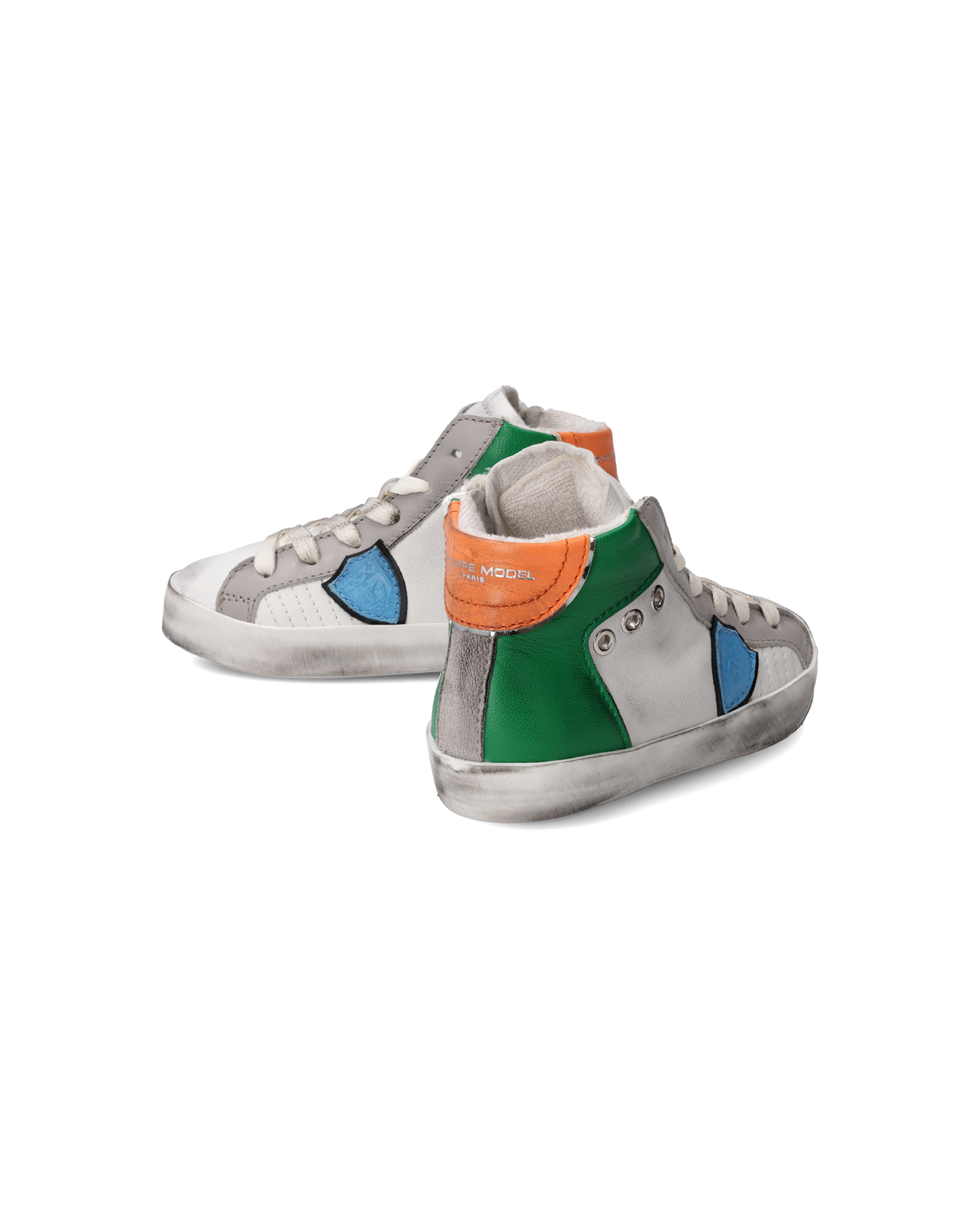 Sneakers Prsx Baby, Bianco, Verde e Arancione