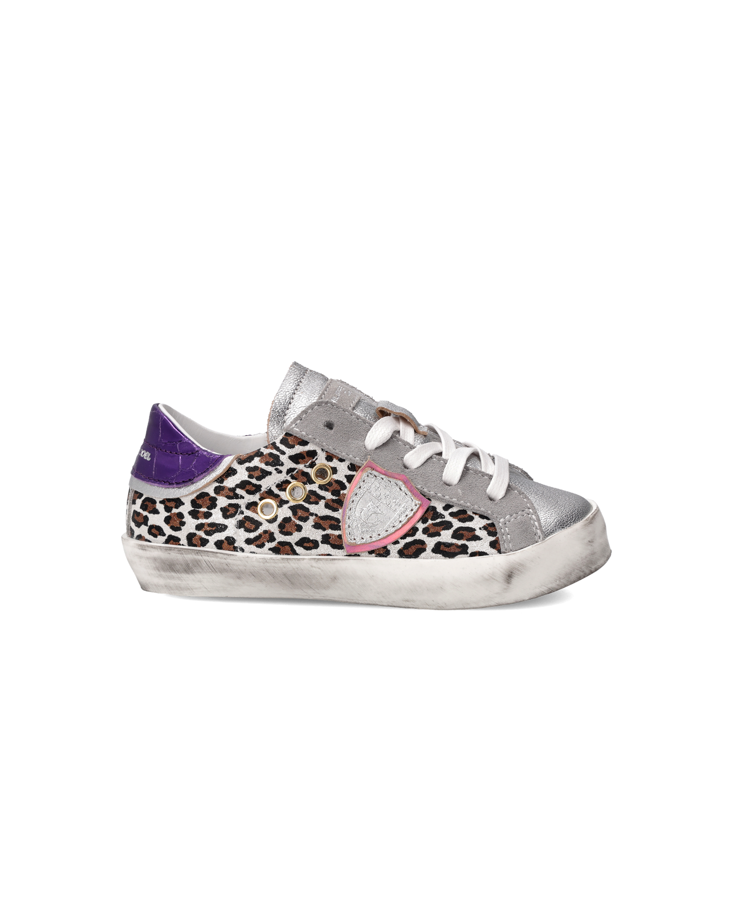 Sneakers Paris Tennis Baby, Viola Argento