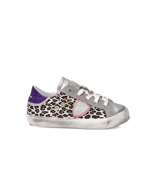 Sneakers Paris Tennis Baby, Viola Argento