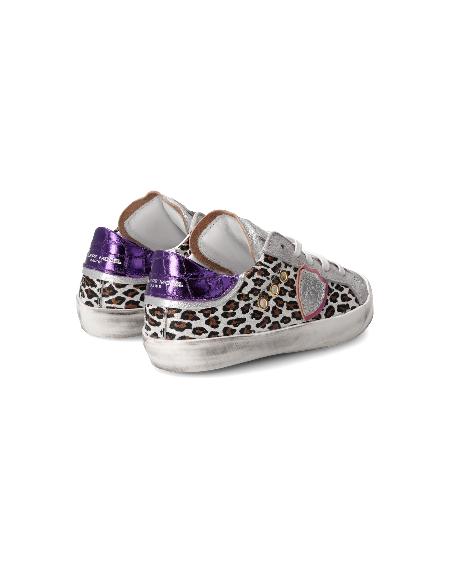 Sneakers Paris Tennis Baby, Viola Argento