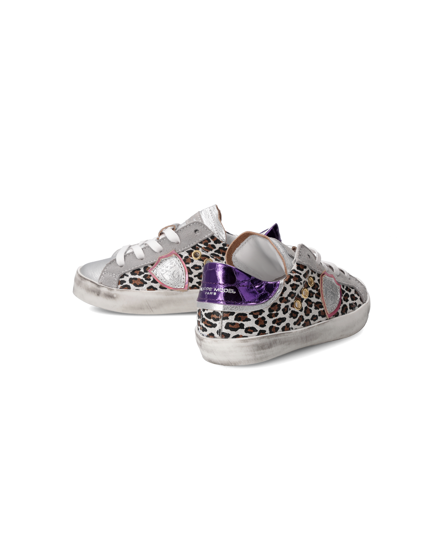 Sneakers Paris Tennis Baby, Viola Argento