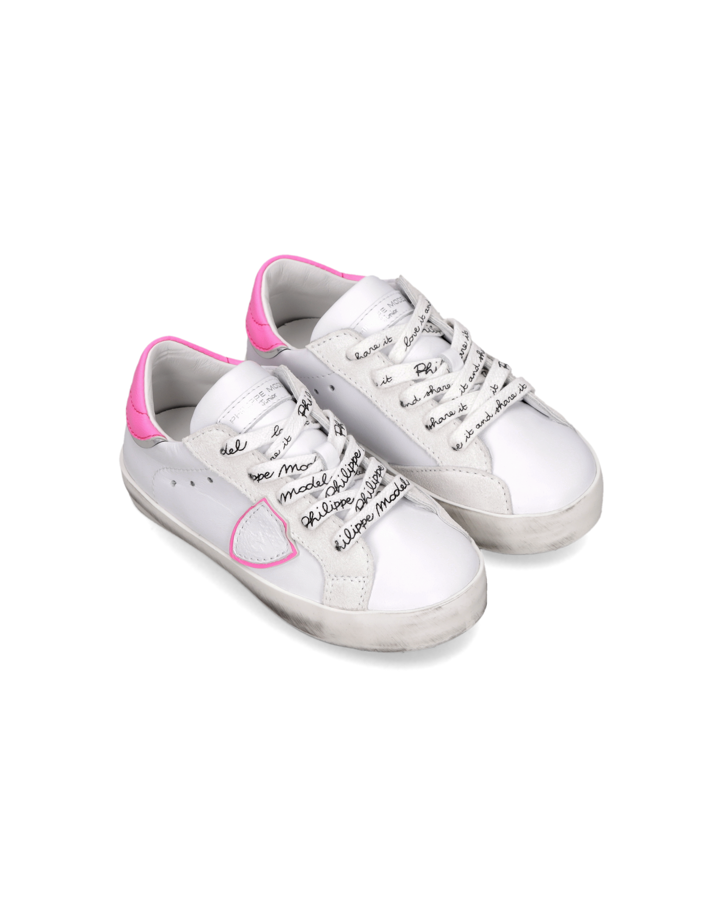 Sneaker Prsx Baby, Bianco Fuchsia
