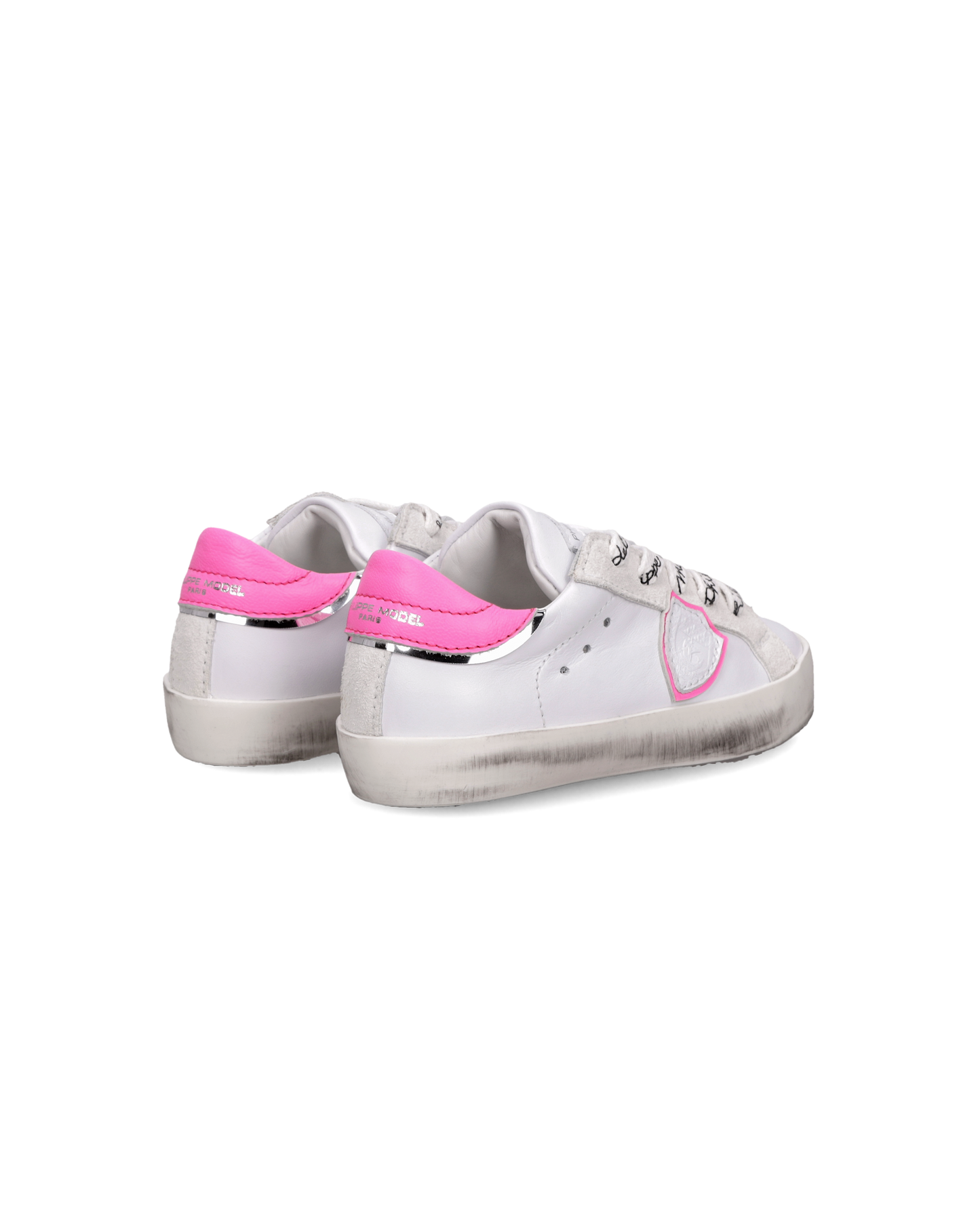 Sneaker Prsx Baby, Bianco Fuchsia