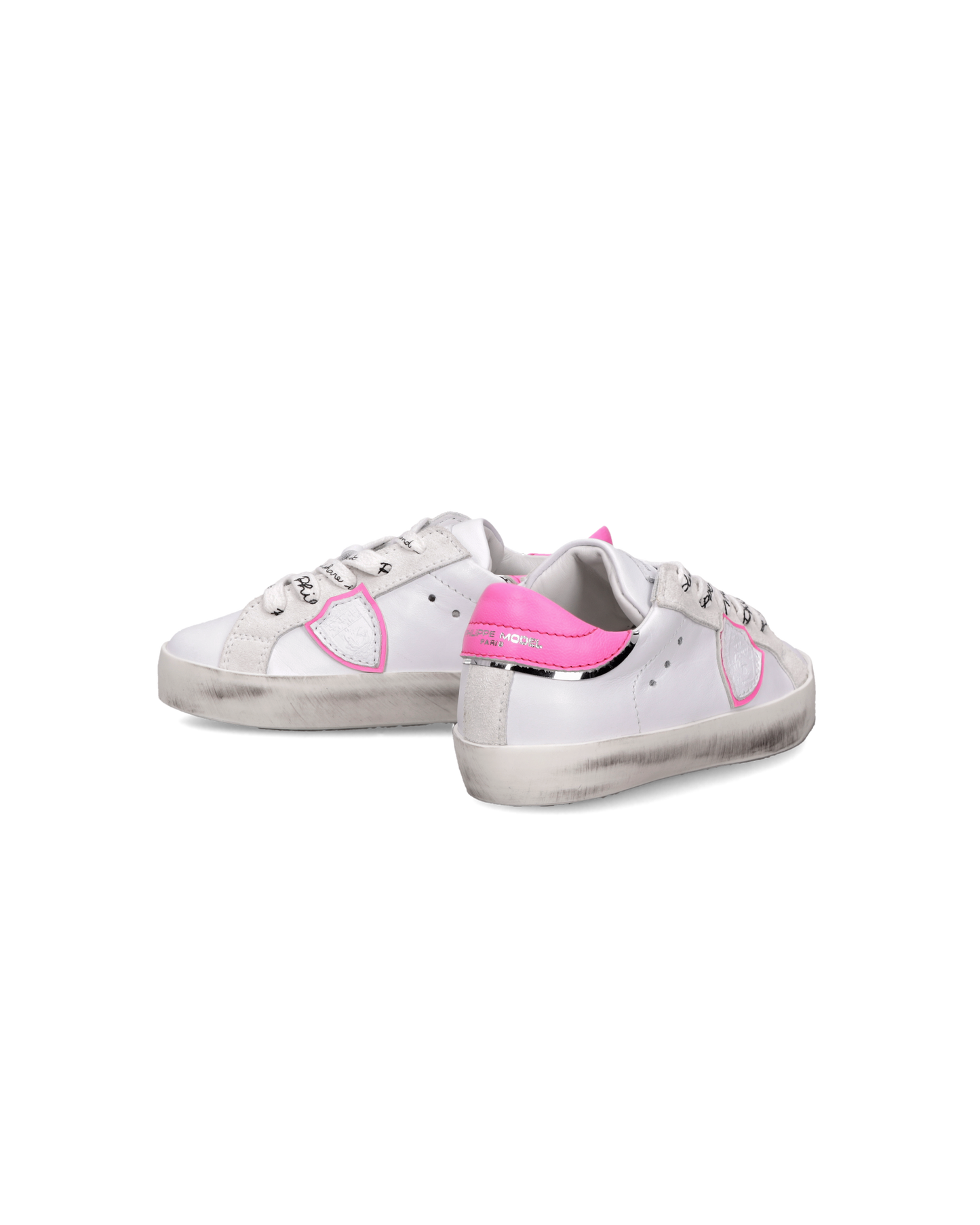Sneaker Prsx Baby, Bianco Fuchsia