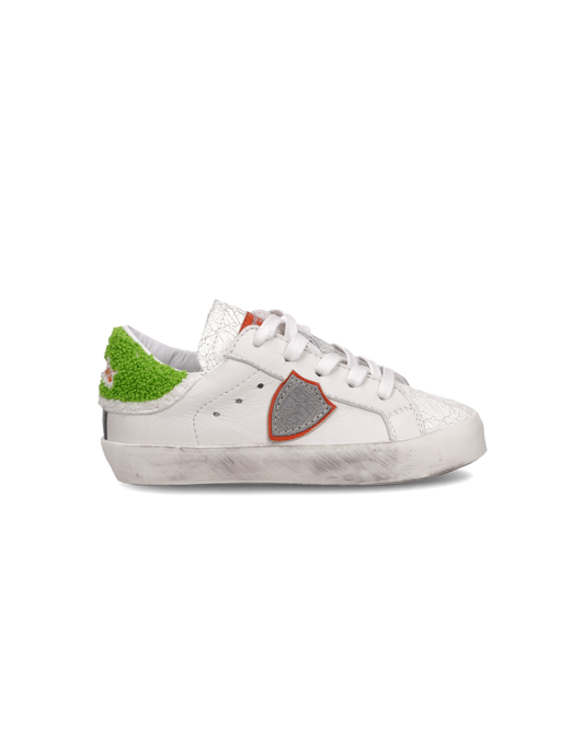 Sneaker Prsx Baby, Bianco Verde