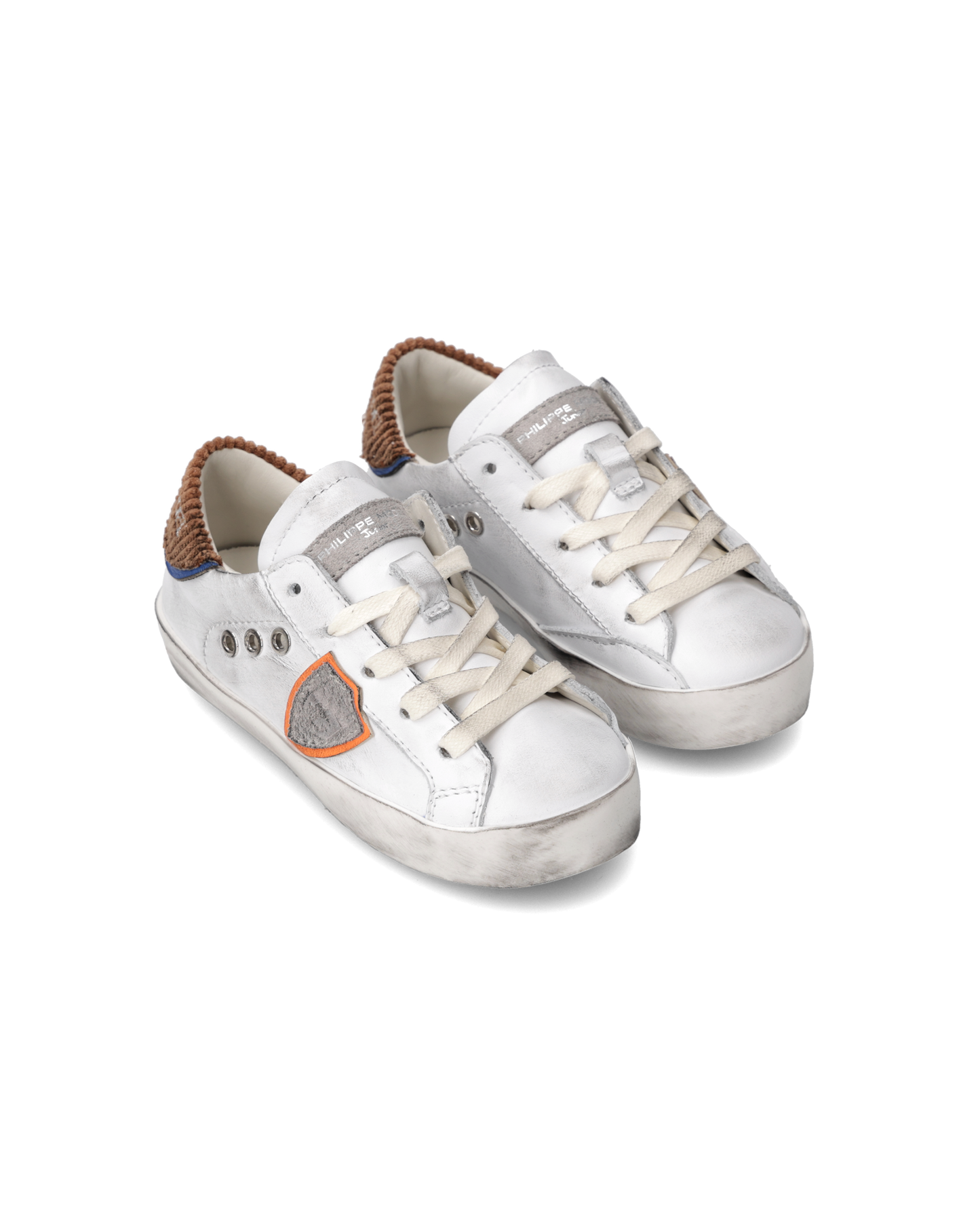 Sneakers Prsx Baby, Bianco e Marrone