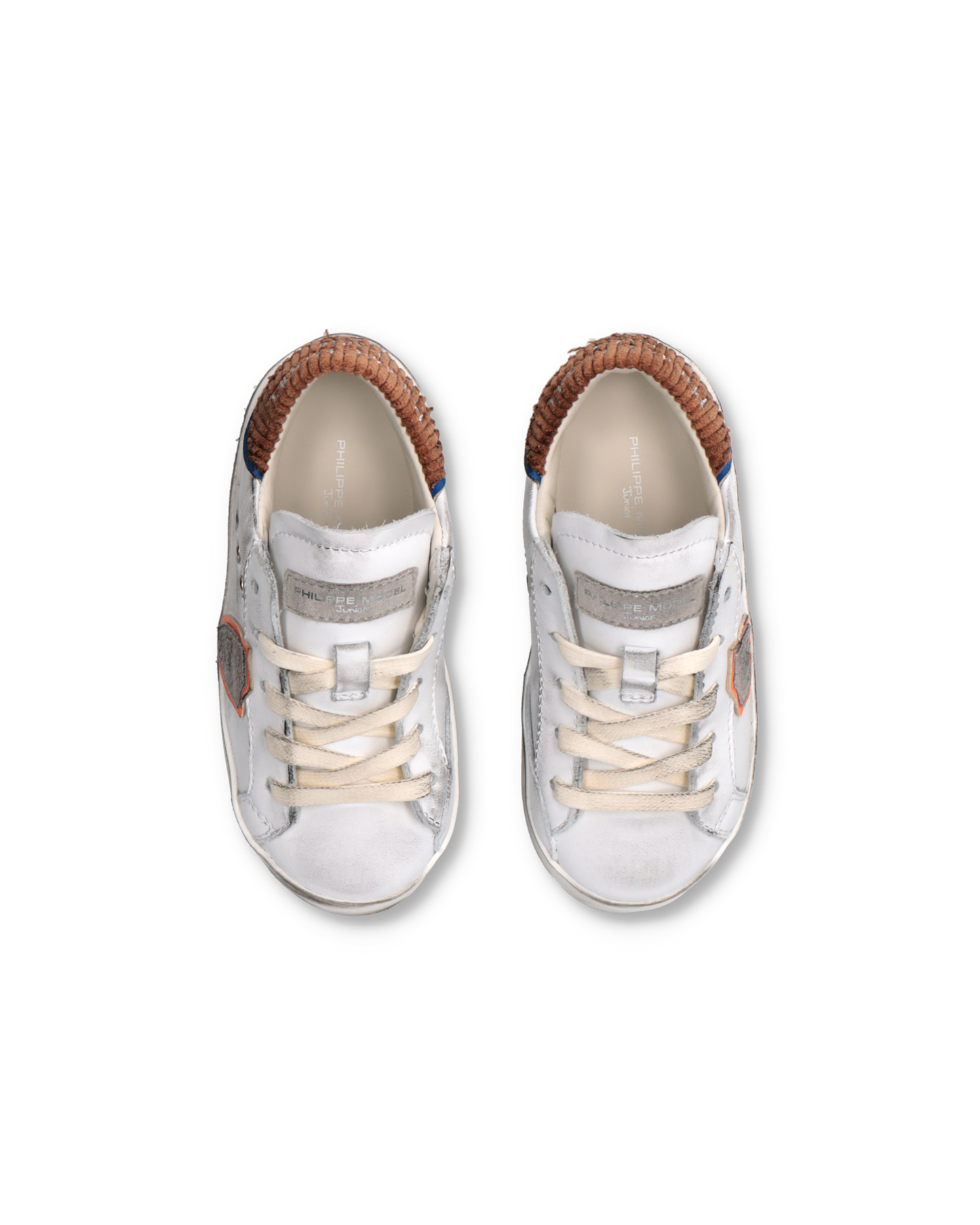 Sneakers Prsx Baby, Bianco e Marrone