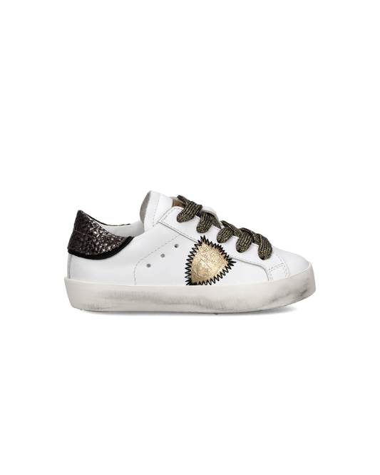 Sneaker Prsx Baby, Bianco Bronzo 