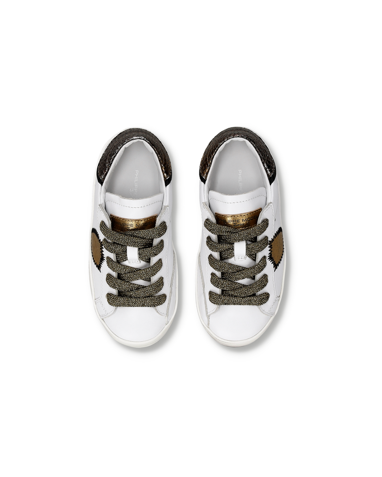 Sneaker Prsx Baby, Bianco Bronzo 