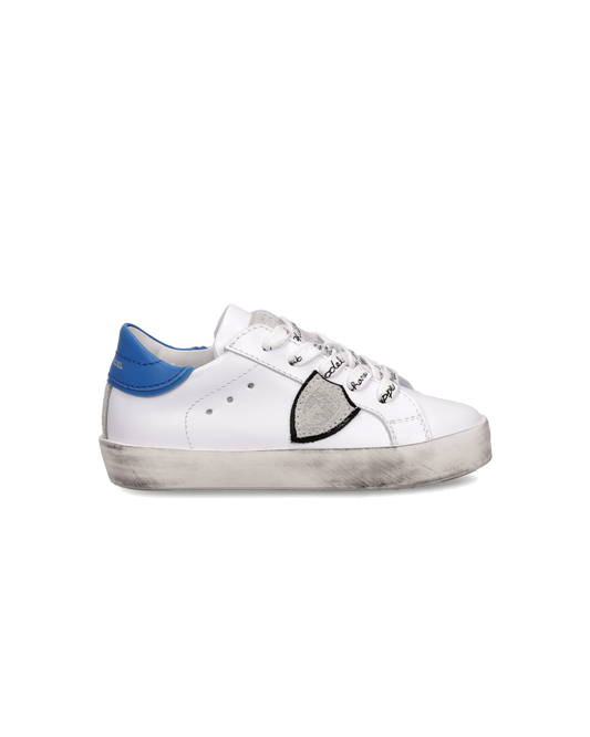 Sneaker Prsx Baby, Bianco Bluette