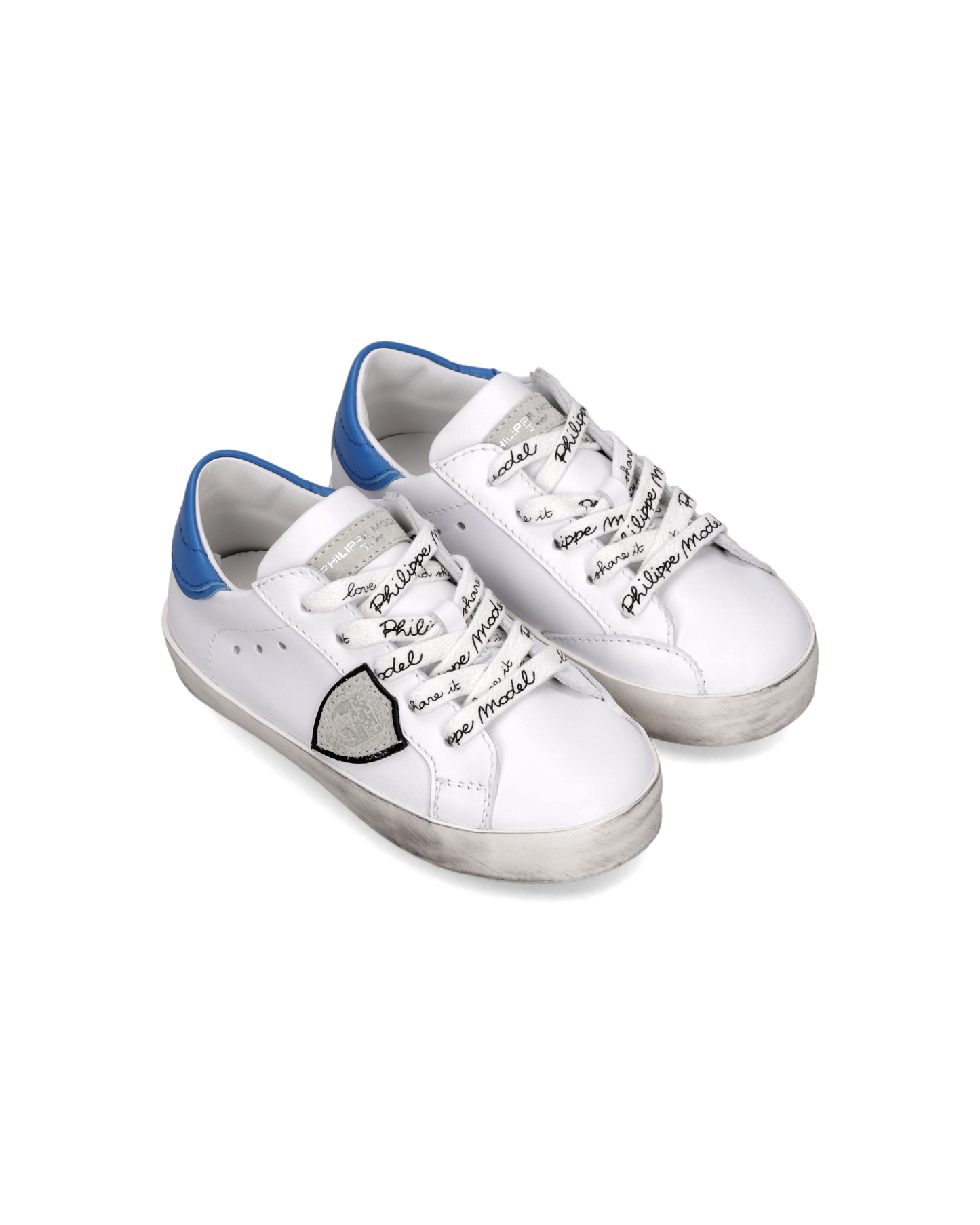 Sneaker Prsx Baby, Bianco Bluette