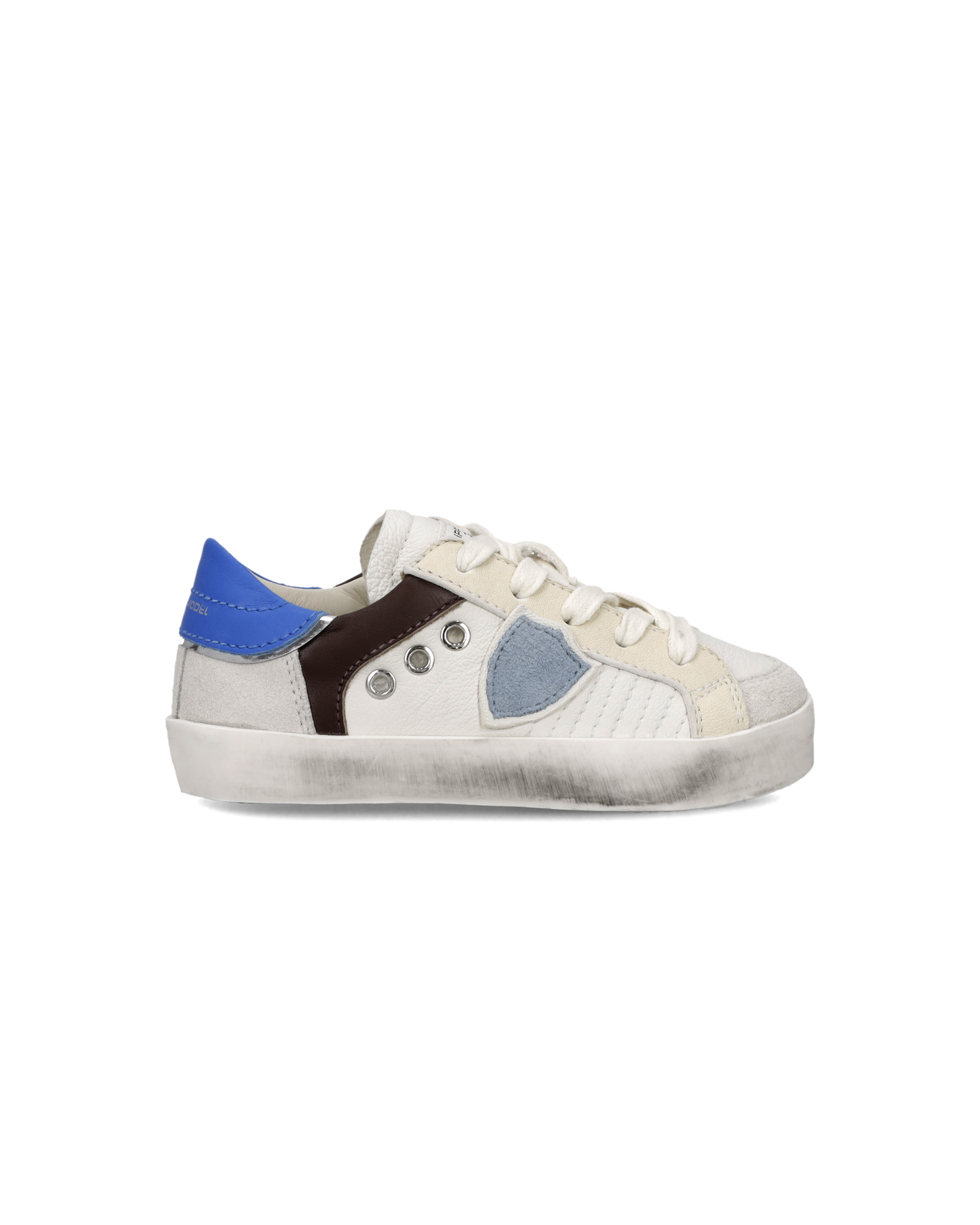 Sneaker Prsx Baby, Bianco Nero Grigio