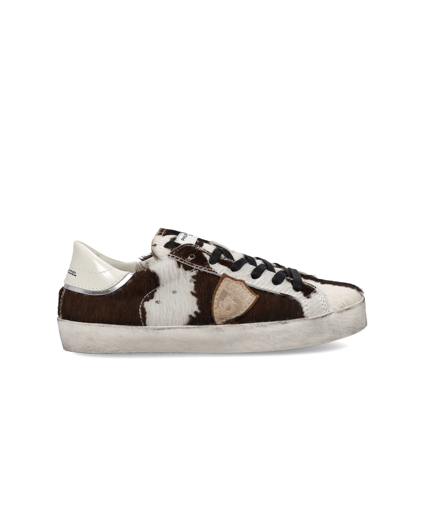 Sneaker Prsx Kids, Animal-Print White Brown
