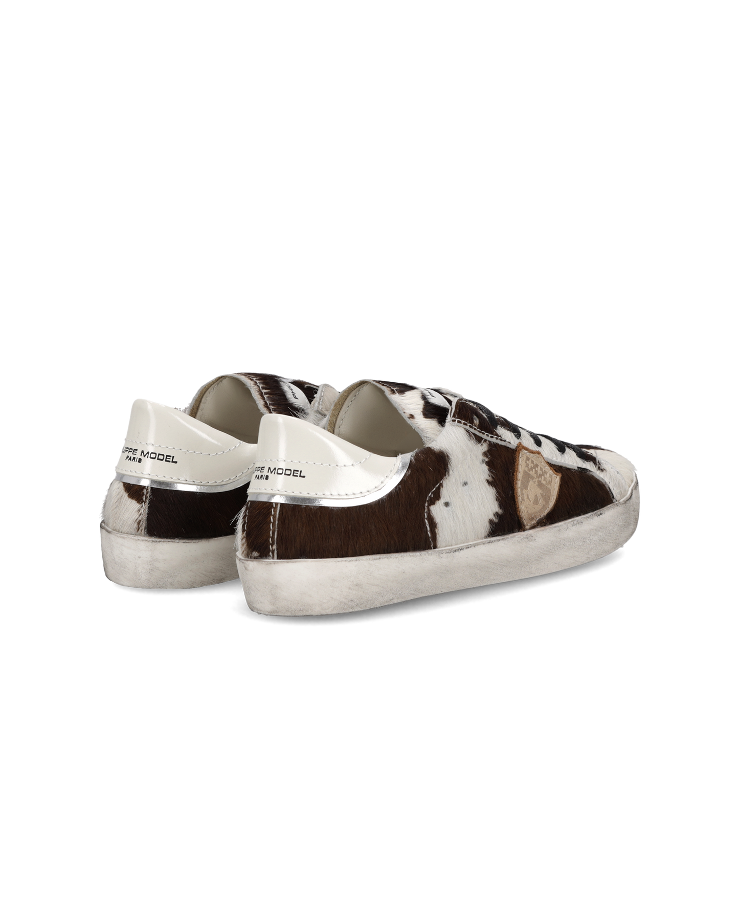 Sneaker Prsx Kids, Animal-Print White Brown