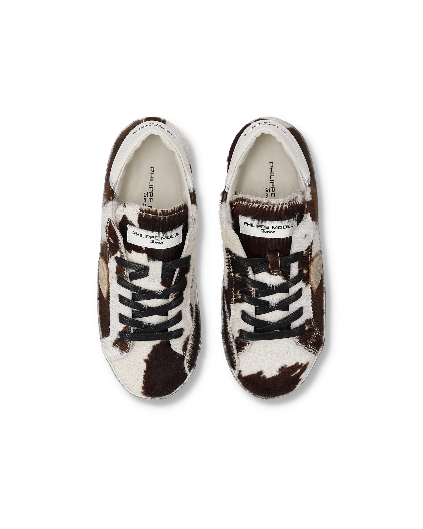 Sneaker Prsx Kids, Animal-Print White Brown