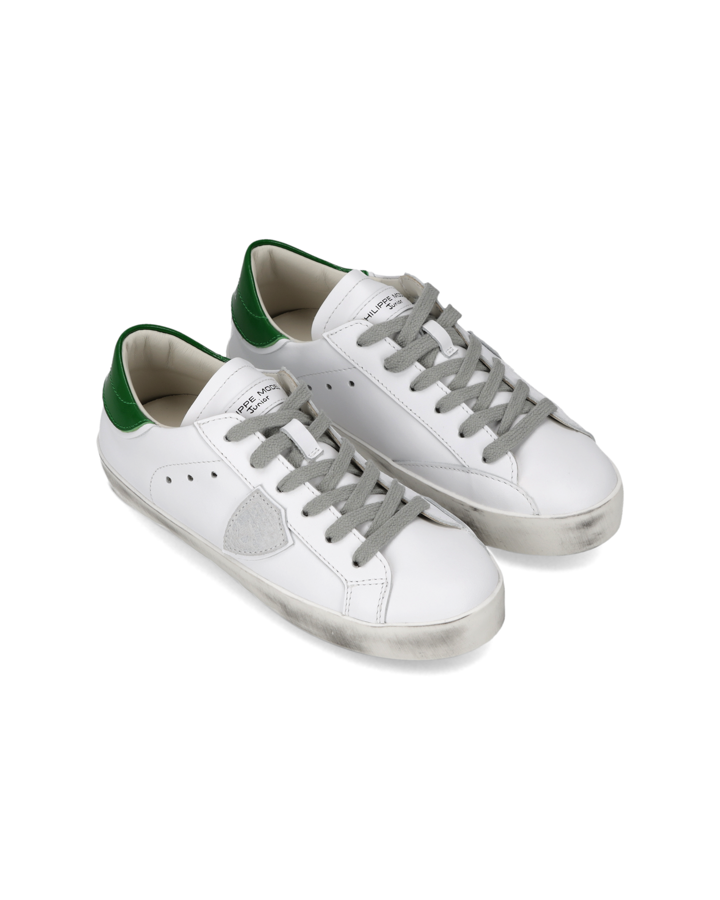 Baskets Prsx Kids, Blanc et Vert