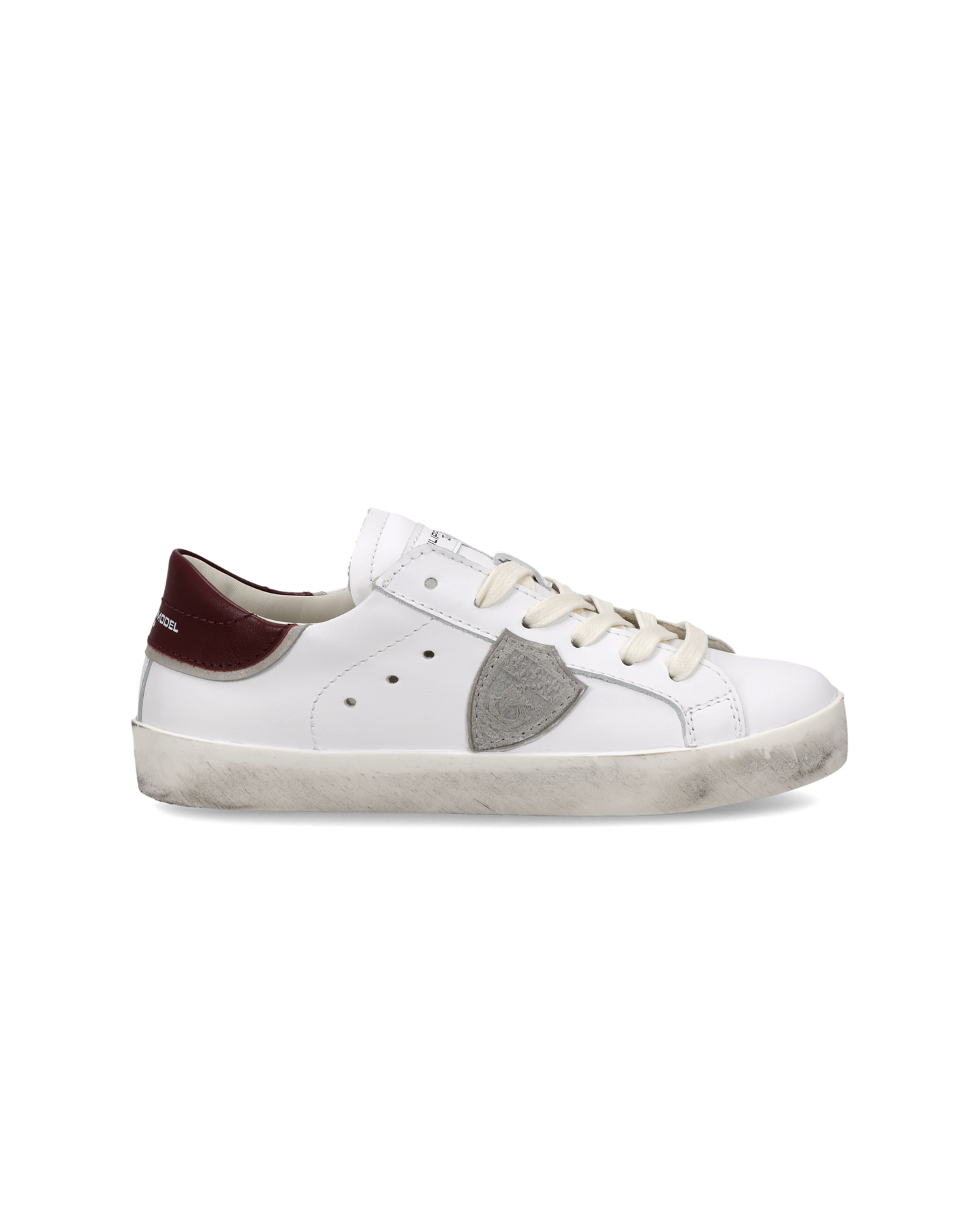 Sneaker Prsx Kids, White Bordeaux
