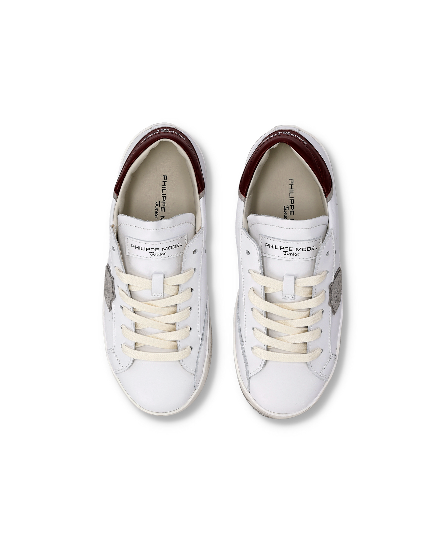Sneaker Prsx Kids, White Bordeaux