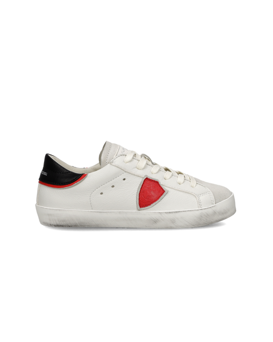 Sneaker Prsx Kids, Bianco Nero