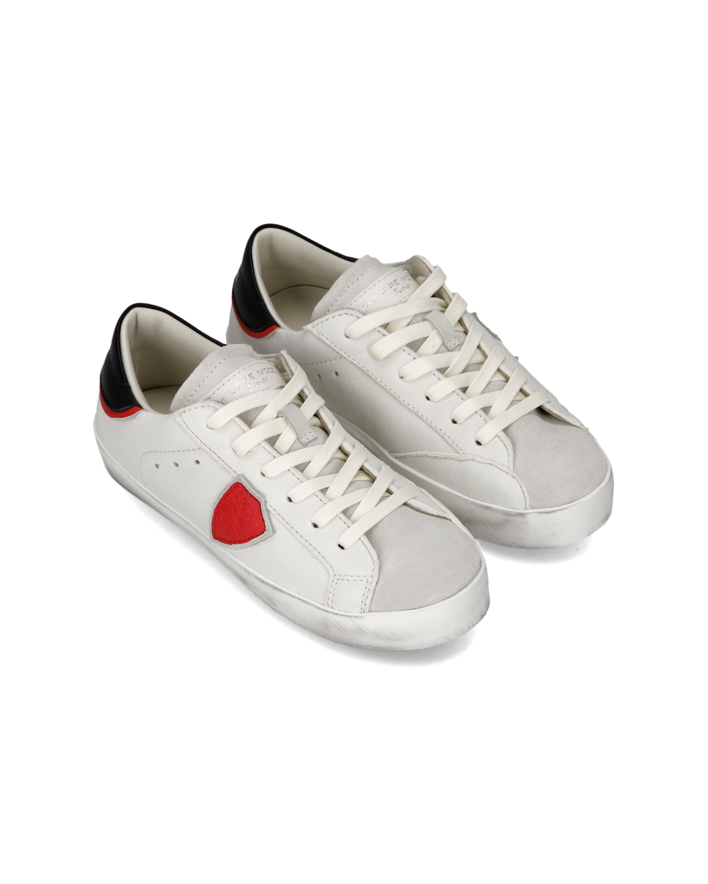 Sneaker Prsx Kids, Bianco Nero