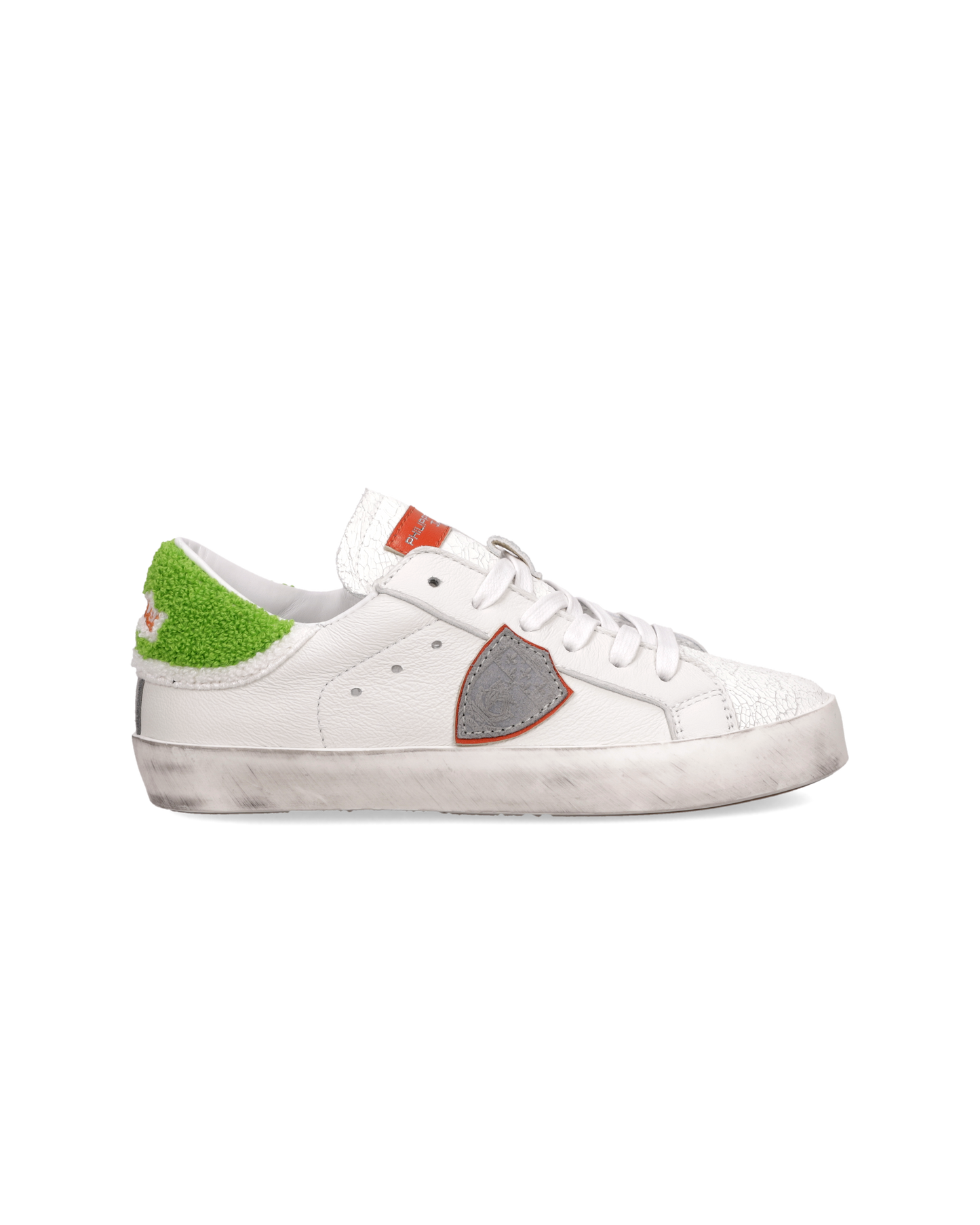 Sneaker Prsx Kids, Bianco Verde