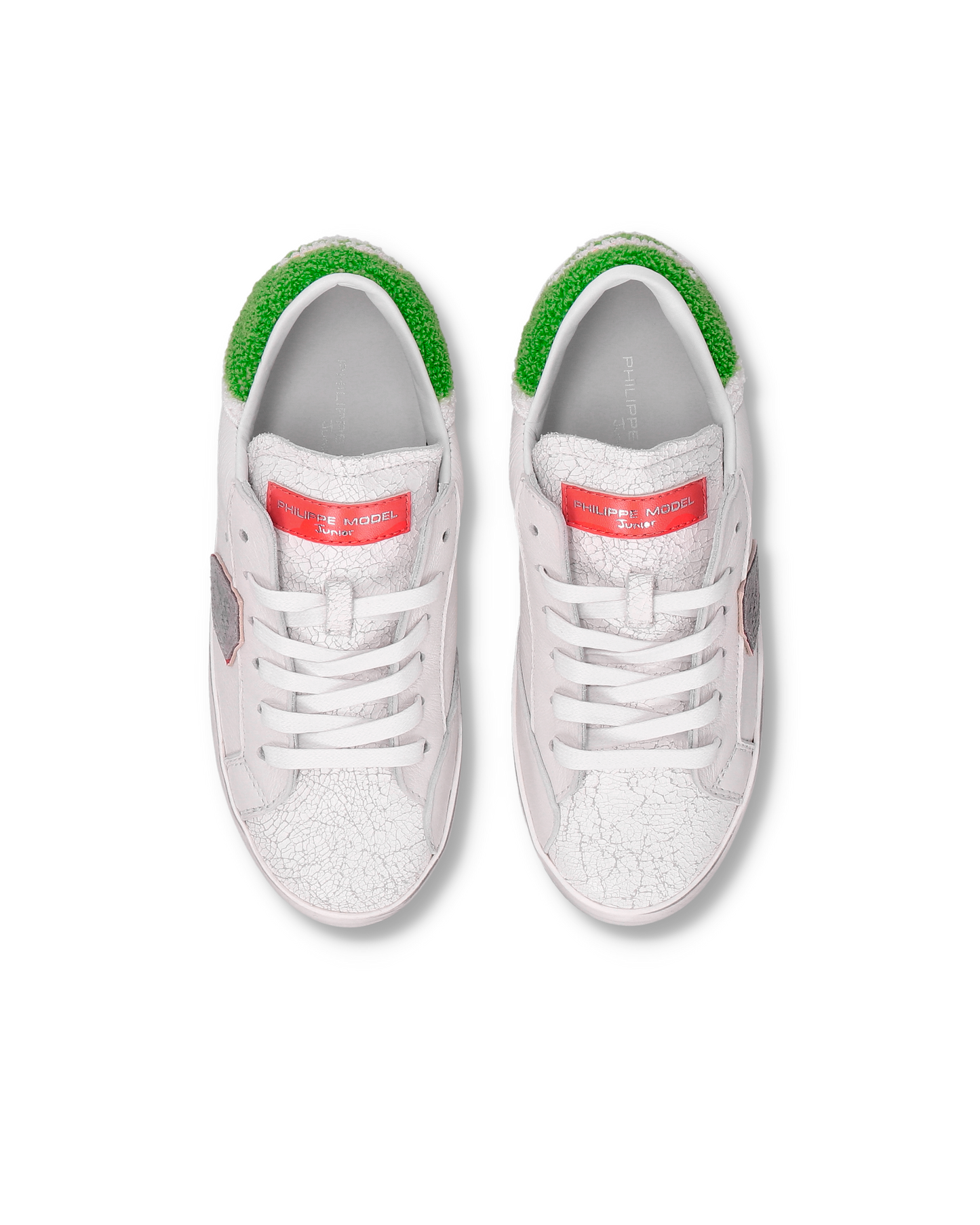 Sneaker Prsx Kids, Bianco Verde
