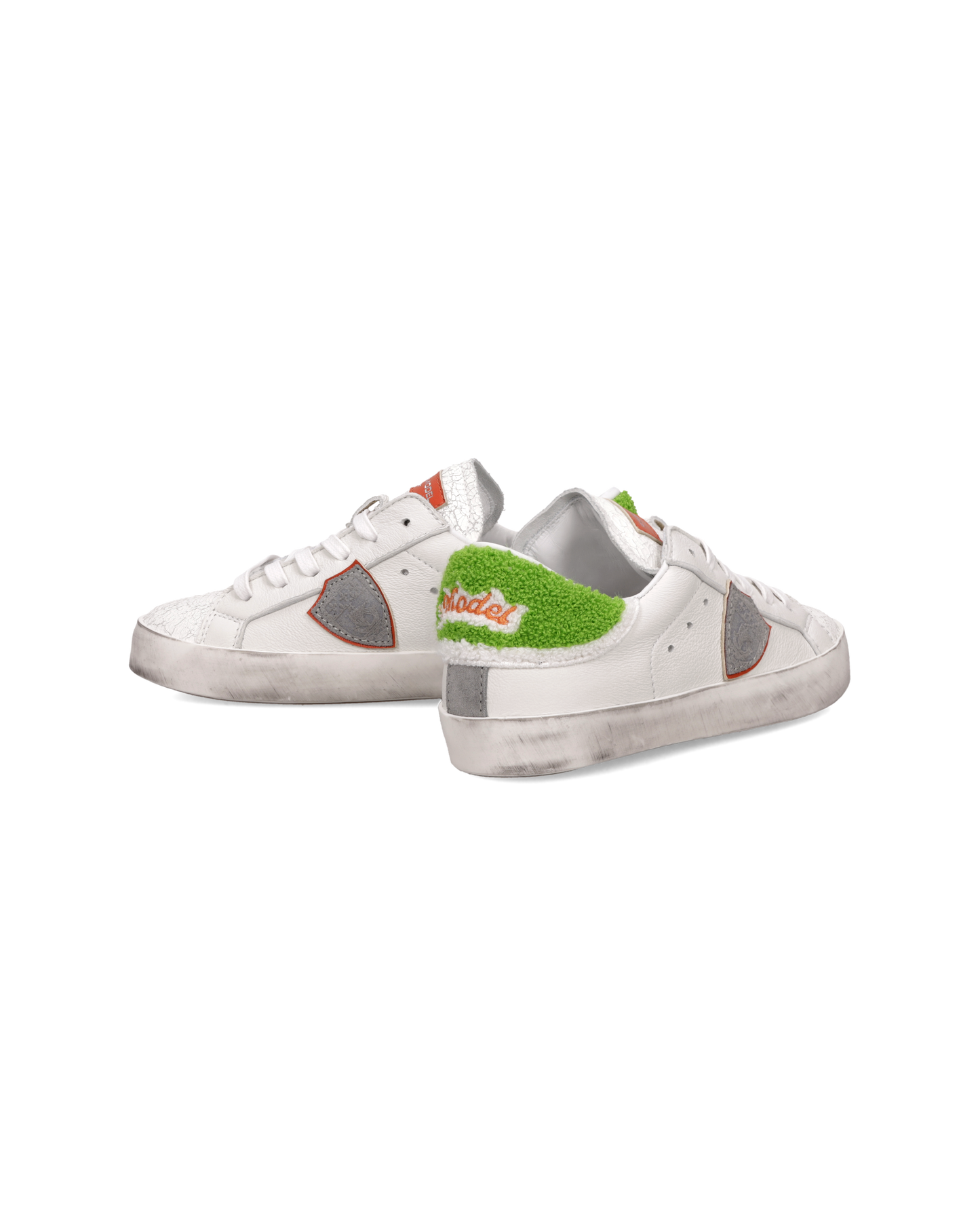 Sneaker Prsx Kids, Bianco Verde