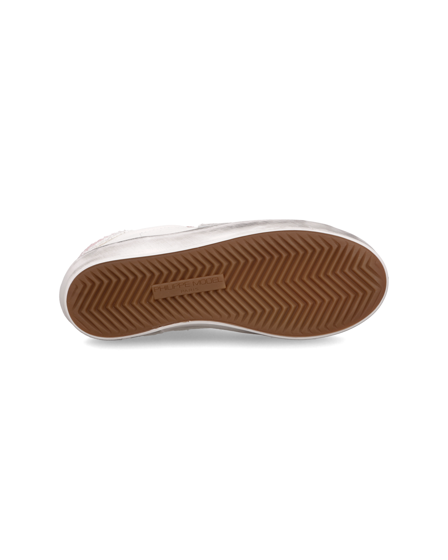 Sneaker Prsx Kids, Bianco Rosa