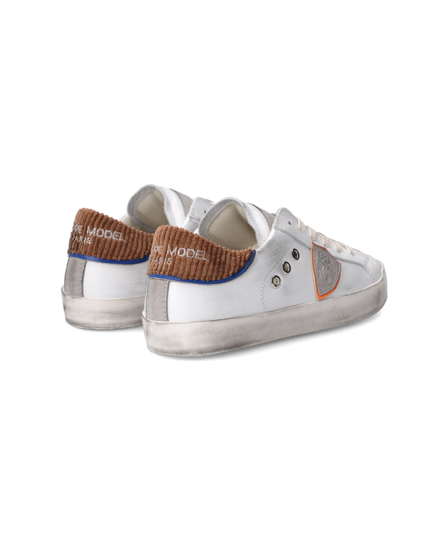 Sneakers Prsx Kids, Bianco e Marrone