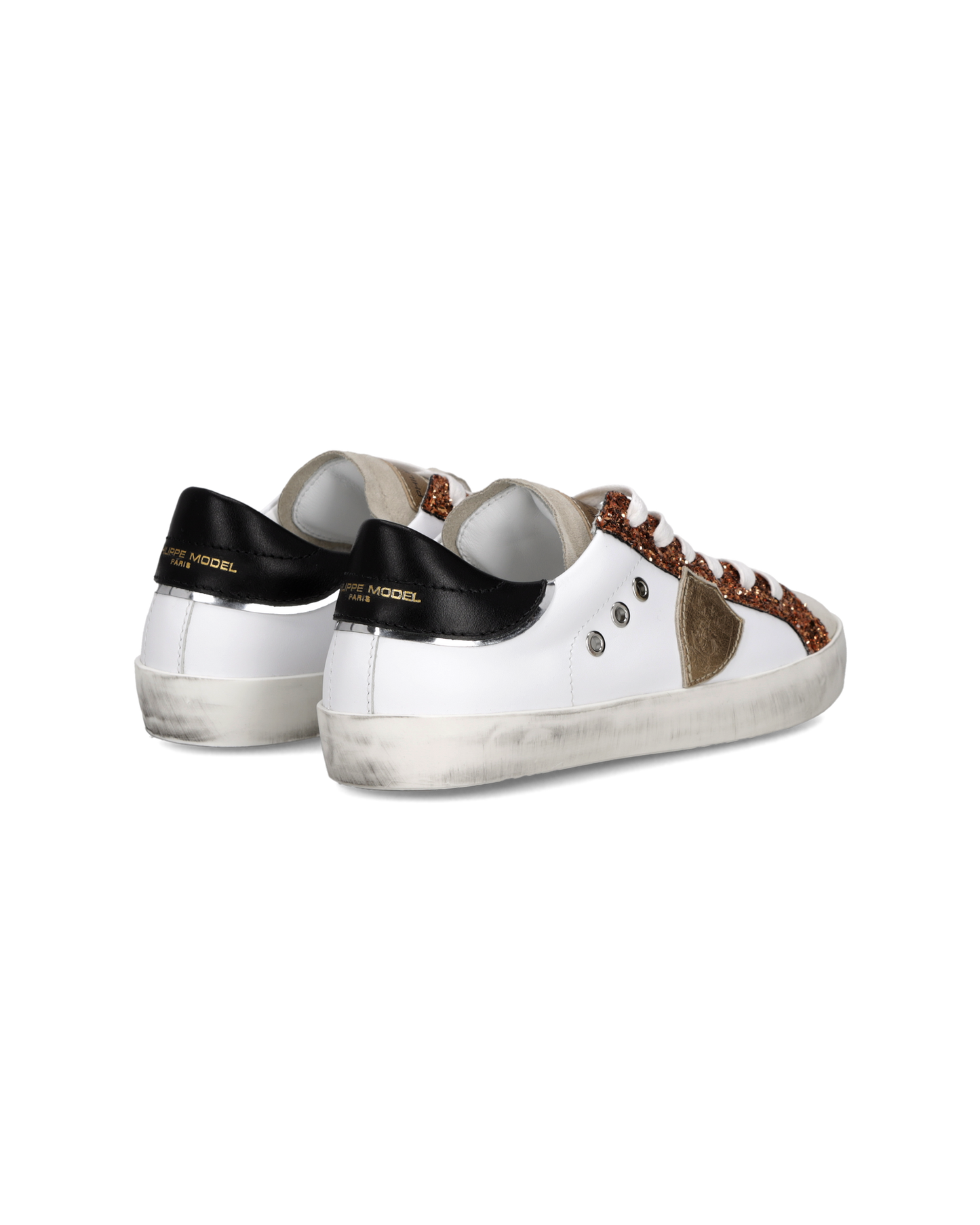 Sneaker Prsx Kids, Bianco Cognac 