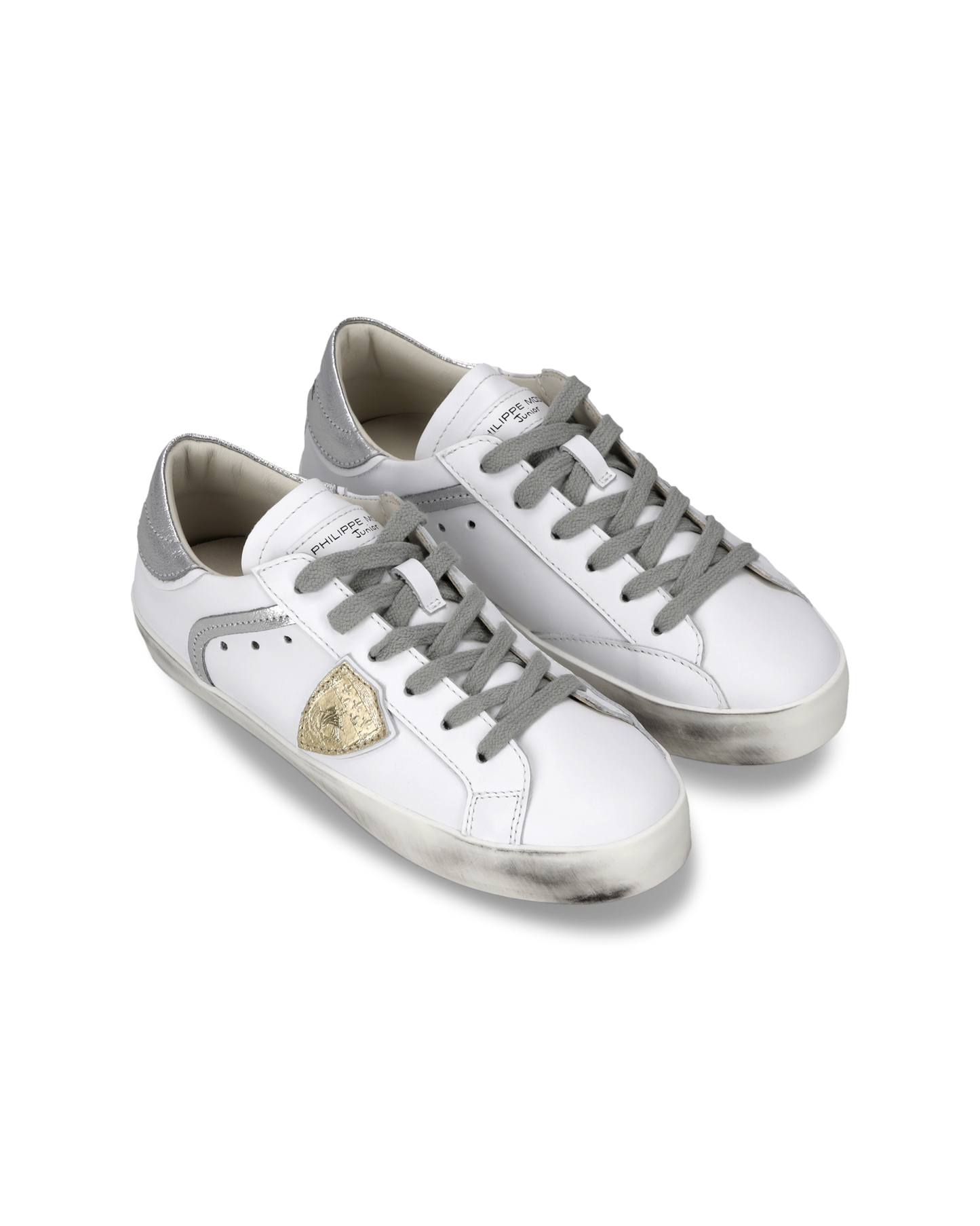 Sneaker Prsx Kids, White Silver