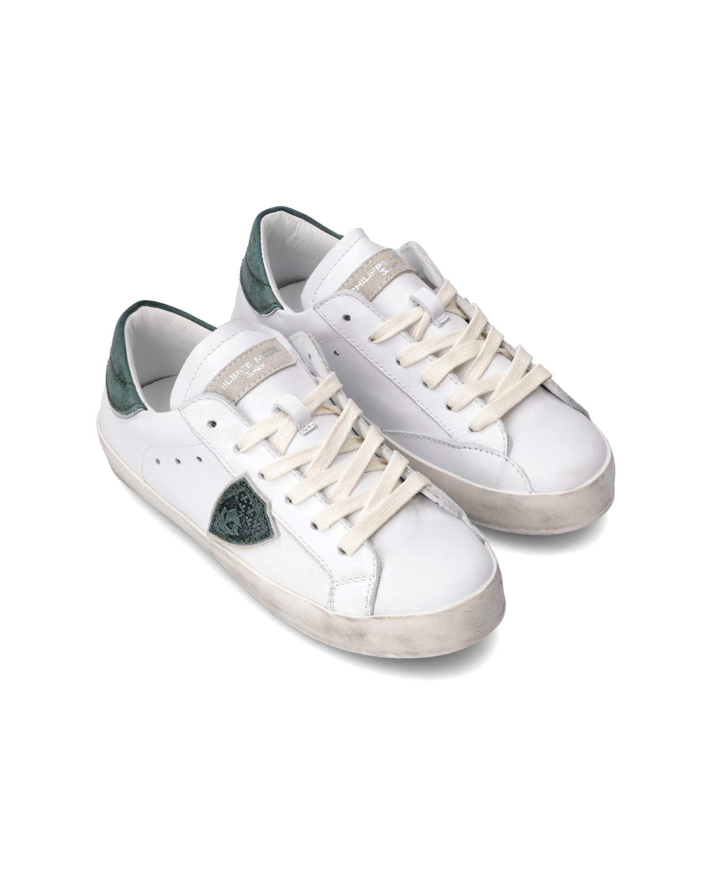 Sneakers Paris Tennis Kids, White Green