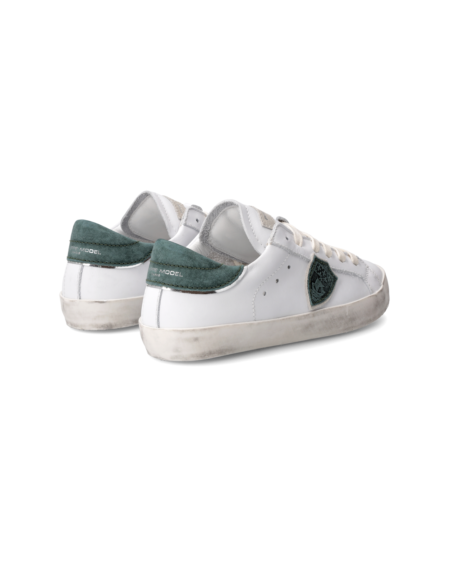 Sneakers Paris Tennis Kids, White Green