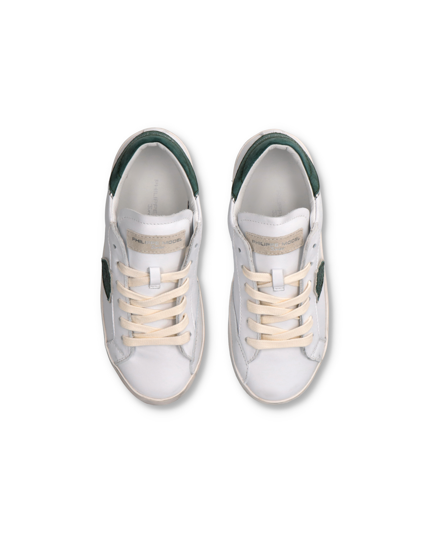 Sneakers Paris Tennis Kids, White Green