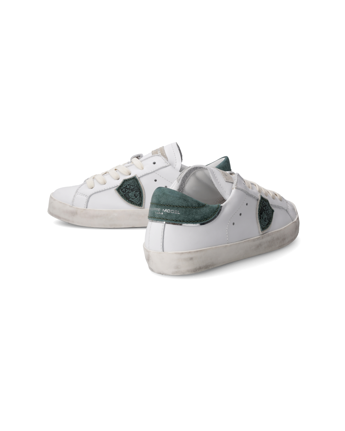 Sneakers Paris Tennis Kids, White Green