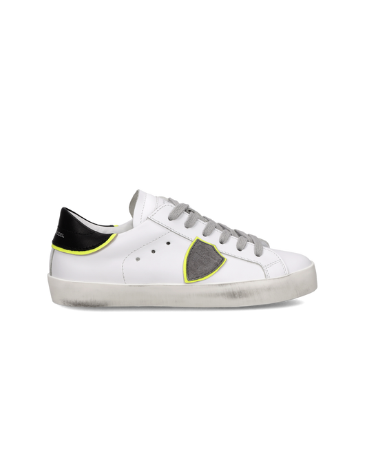 Sneaker Prsx Kids, Bianco Nero Grigio